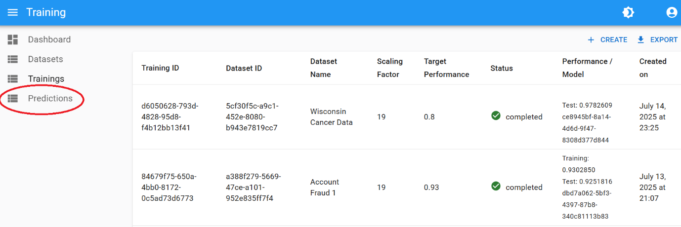 Step 7 - Open Predictions